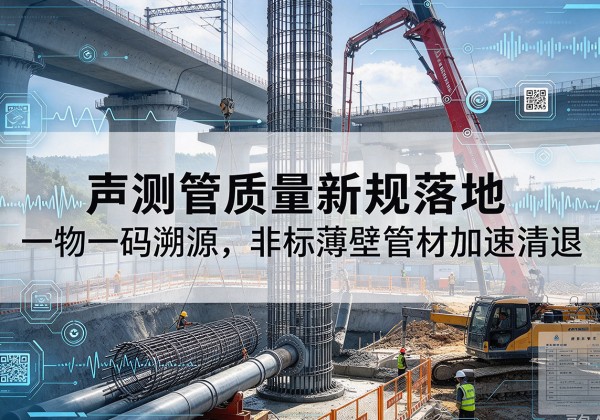 潮阳声测管质量新规落地，一物一码溯源，非标薄壁管材加速清退